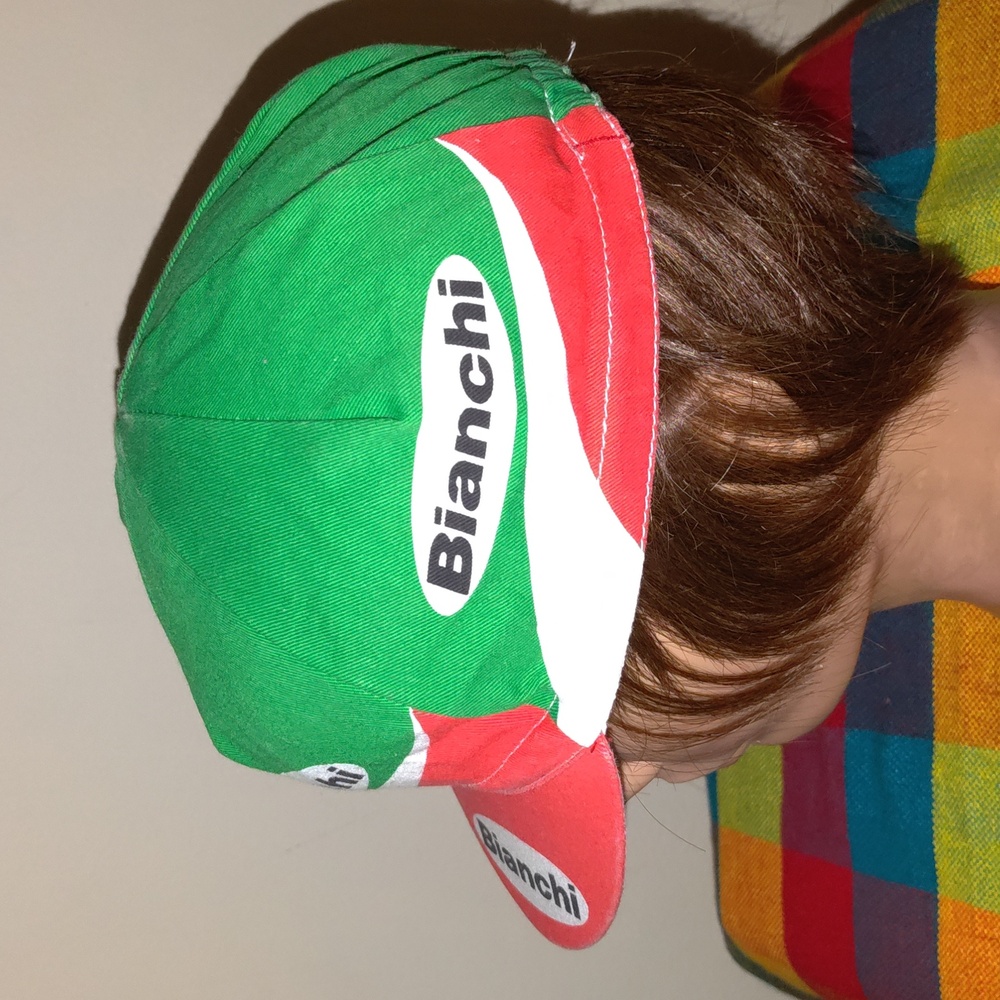 Bianchi Basic Bicycle Cycle Cap White Free Size B… - image 2